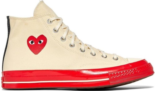 CONVERSE All Star X COMME DES GARCONS PLAY Chuck High Khaki