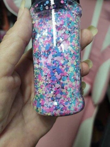 Birthday Party chunky polyester glitter mix 2 oz. in a shaker bottle! - Picture 5 of 5