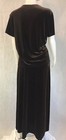 Vintage Impressions Lifestyle 2 Piece Skirt Suit Womens Large Brown Velour Shirt — photo 2