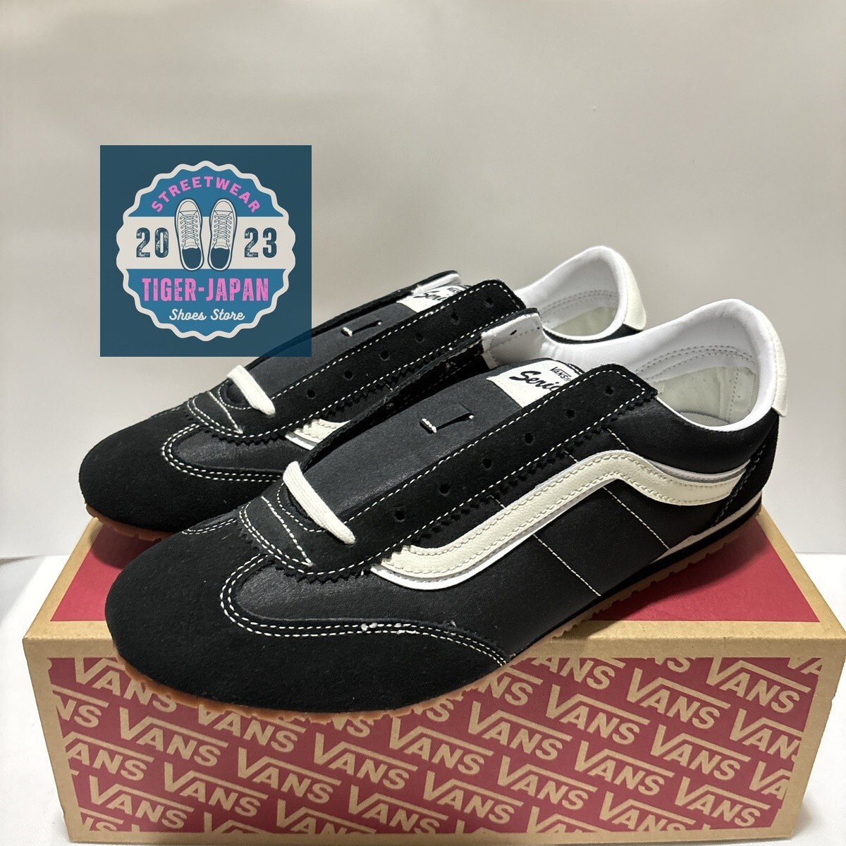 VANS SUPER LowPro VN000D83BLA Black Men Nylon Suede Upper