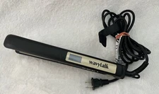 Wavytalk Hair Straightener  Titanium Flat Iron LCD Display 1" K137 Black/Gold