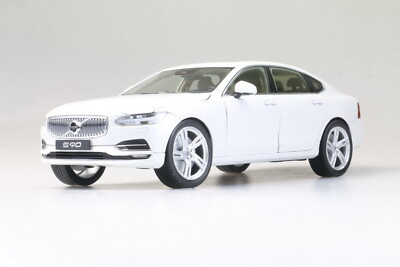 1/18 Scale Volvo S90 T5 White Diecast Model Car Toy Collection