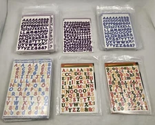 Lot 54 CREATIVE MEMORIES Consultant’s Thank You ABC Sticker Kits ~ New