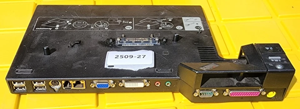 GENUINE OEM IBM Lenovo Thinkpad Docking Station for T400 T500 T60 T61 Type 2504 - Image 3 of 4