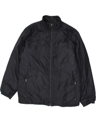 L.L.BEAN Herren Tall Bomberjacke UK 42 XL Schwarz Polyester GN01