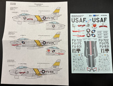 1:48 Microscale 48-58 F-86 Sabres Wham Bam Peg 'O My Heart Gopher Patrol