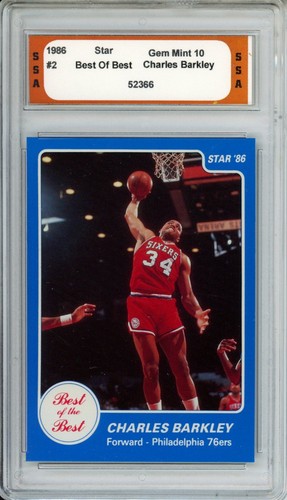 Charles Barkley #2 1986 Star Best Of The Best card