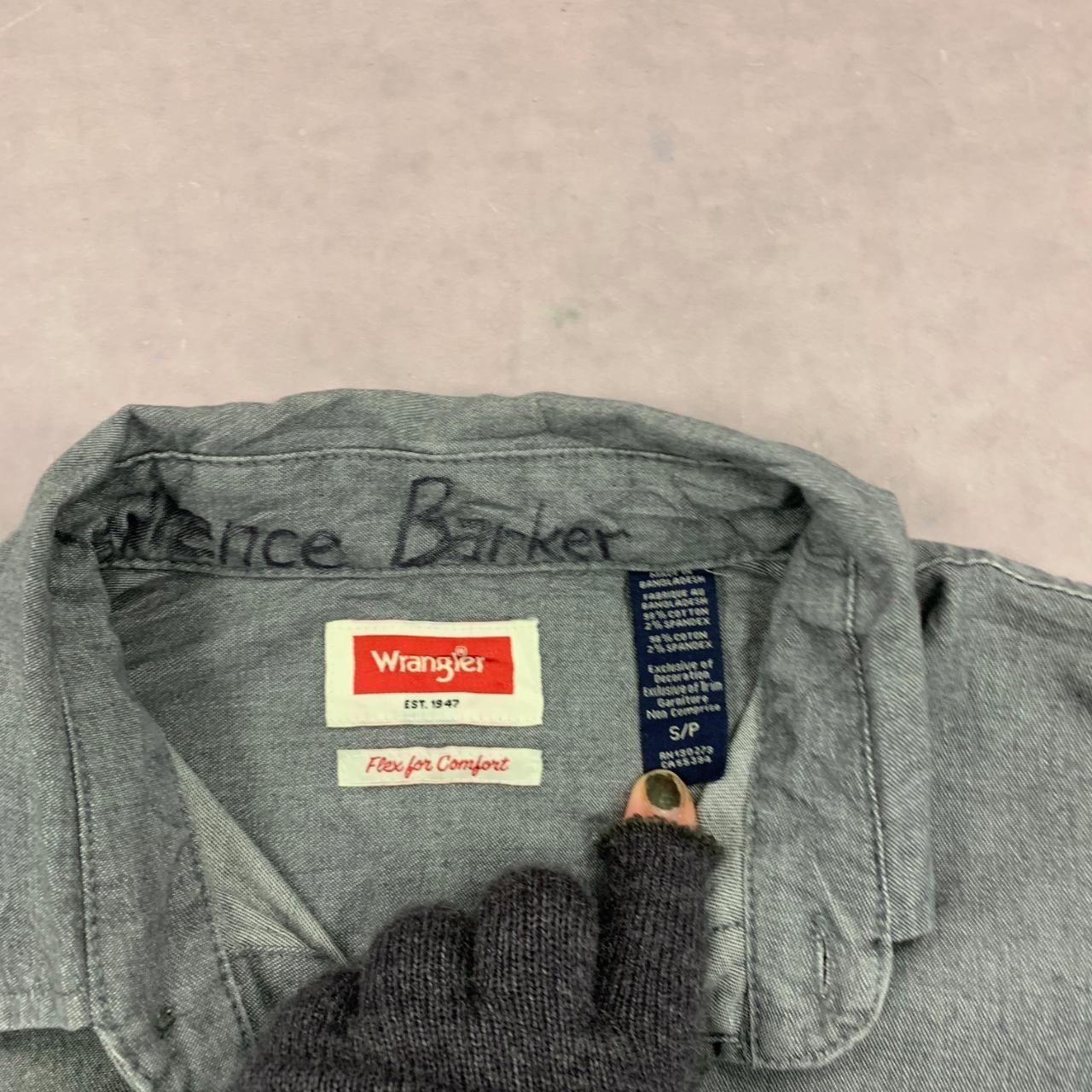 Wrangler Shirt long sleeve shirt with chest pockets Men's S thumbnail 4