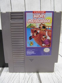 Mickey Mousecapade (Nintendo NES, 1988) Cartridge, Manual, Dust Cover - TESTED