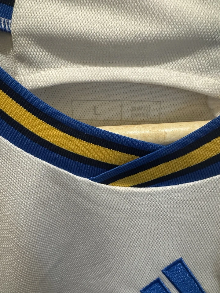 SWEDEN TEAM AWAY JERSEY FOOTBALL SOCCER SHIRT WHITE ADIDAS TRIKOT MENS sz S - Image 3 of 4