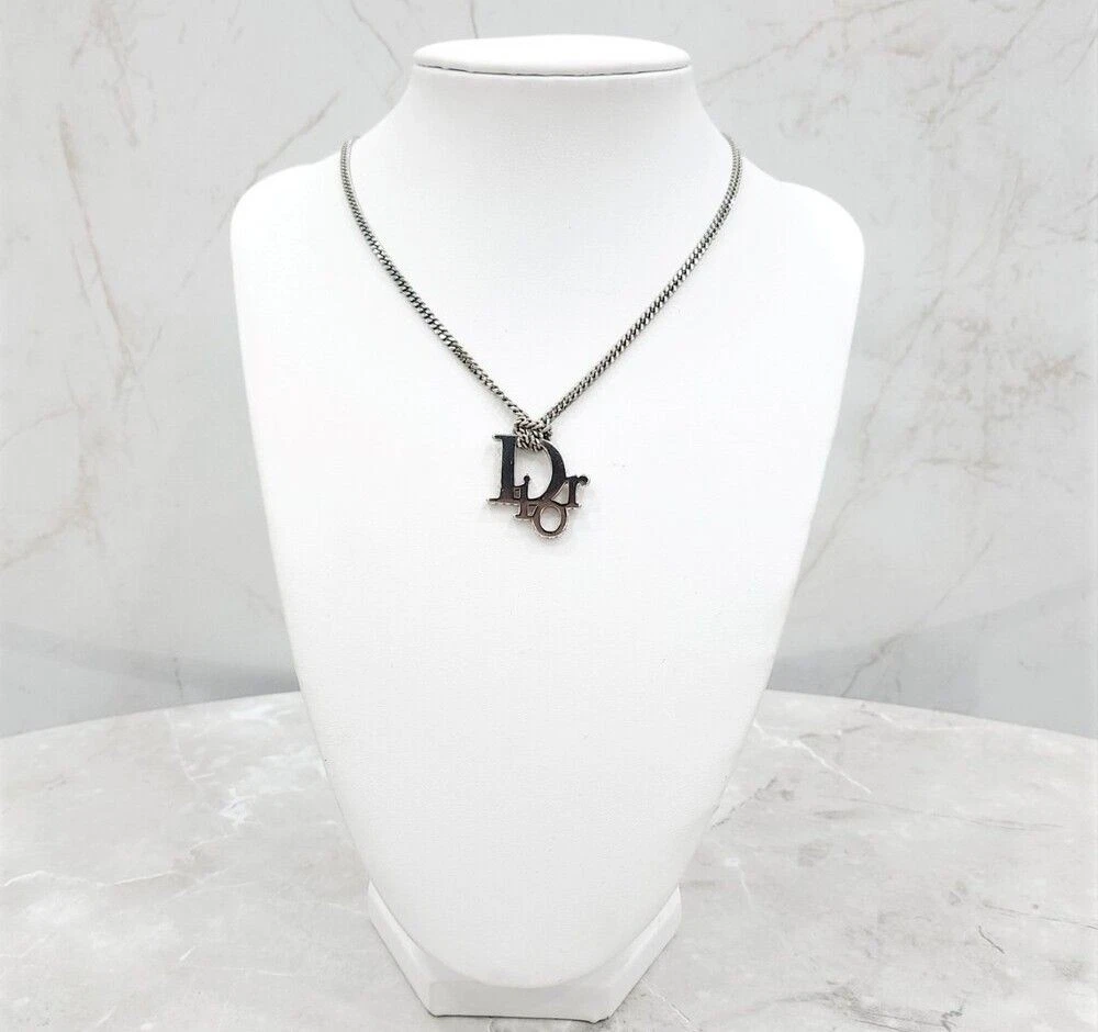 Collana con ciondolo obliquo Dior 130792991