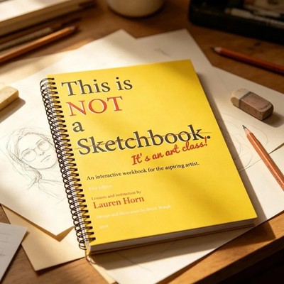 This is Not a Sketchbook Bestseller Interactive Art Workbook Drawing Book