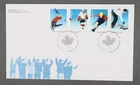MayfairStamps Canada FDC 2002 Strip Winter Sports First Day Cover aax_64549
