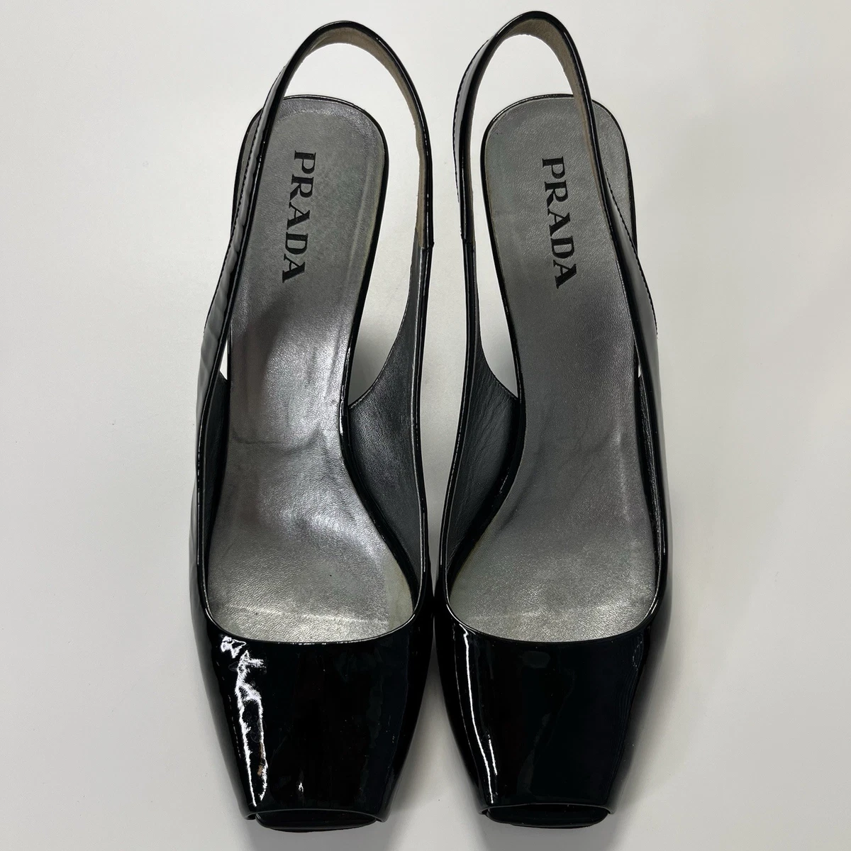 PRADA Patent Leather Heels Square Toe for Women for sale | eBay