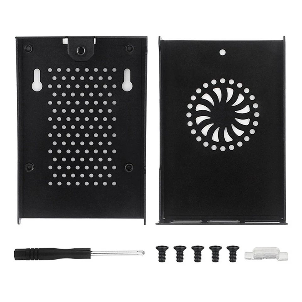 Für 5 Metallgehäuse für RPI 5 Pi5 Kompatibel mit Aktivem Kühler L5K99223