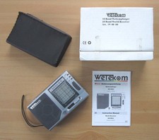 WETEKOM 9803 Radio 10 Band Weltempfänger Tuner World Receiver Taschengerät OVP
