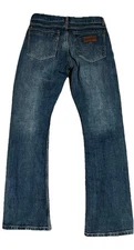 Wrangler Retro Slim Boot Denim Blue Jeans, Men's Size 30x32 (tag) 10WLT77LY
