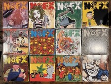 NOFX -  7" OF THE MONTH CLUB 2005 COMPLETE  SET OF 12 - FAT WRECK GREEN DAY PUNK