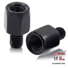 Motorcycle Mirror Adapter 8mm, Adjustable Conversion screw Extender Mount,