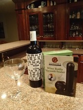 Sonoma Reserve Zgrzewarka próżniowa do butelek wina - Konserwacja wina SR1634BV Nowa