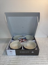 Staub Ancient Grey Ceramic Bowls 14cm Set Of 4   New In Box   RRP £64.95