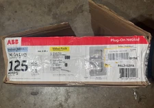 ABB 125 Amp 24 Space Main Lug Indoor Neutral Load Center Value Pack, PAL2412PA