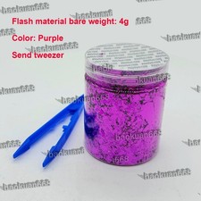 4g Purple Chopped Short Cut Forging Color Plastic Pieces for Carbon Fiber DIY