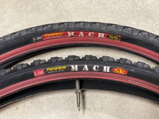 Vintage 26" Panaracer Red Line MACH Tires SS + SK 26x1.95 Mtb
