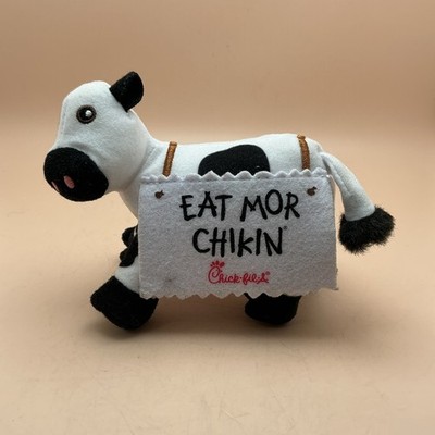 CHIK FIL A, Cow Plush, Eat Mor Chikin, Stuffed Animal Promotional 2024