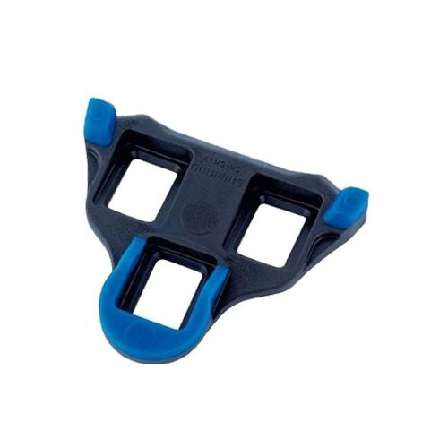 Cales Shimano bleu spd-sl mobiles pour réduire les tensions des genoux à vélo
