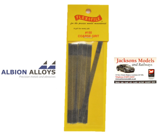 Albion Alloys 150 Flex-i-File Coarse 150 Grit Refill Tape