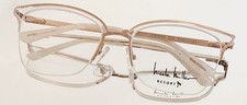 Originale NICOLE MILLER CANNES C01 Eyeglasses CRYSTAL ROSE New Metal 53-17-132