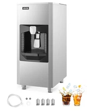 VEVOR 20 Lbs/Min Ice Dispenser 180 Lbs Storage Ice Storage Bin for Ice Maker