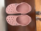 Crocs Crocband II Clogs Pink And white Women 7 Men 5 Preowned — photo 3