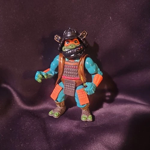 1993 Movie III Michaelangelo Teenage Mutant Ninja Turtles W/ Helmet Figure TMNT