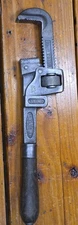 Trimont Mfg Roxbury MA 14" Inch Pipe Wrench TRIMO-14 Drop Forged Vintage USA