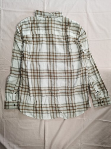 Camicia uomo a quadri manica lunga con bottoni Mutual Weave XL nuova con etichetta - Foto 8 di 8