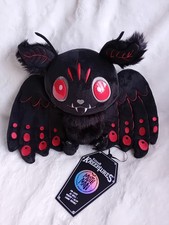 Killstar Kreeptures Mothman schwarz und rot Plüschtier Stofftier (neu mit Etikett)