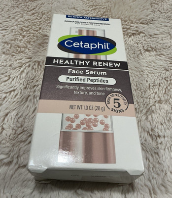 Cetaphil Healthy Renew Face Serum Purified Peptides Firming Hydration 1 oz