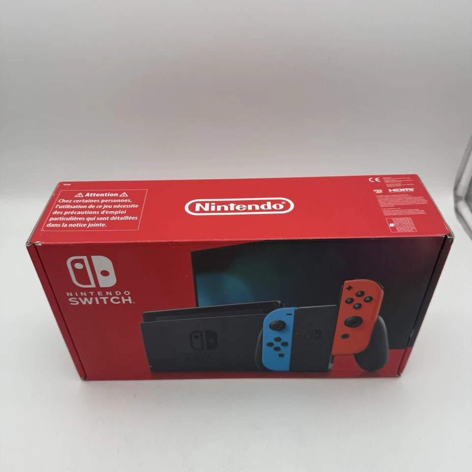 Nintendo Switch V1 HAC-001 Konsole OVP Mit 4 Joycons - Bild 3 von 4