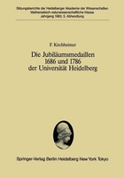 Die JubiläUmsmedaillen 1686 Und 1786 Der UniversitäT Heidelberg F. Kirchheimer