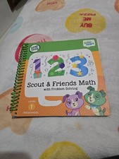 LeapFrog LeapStart 1 2 3 Scout  Friends Math Book Level 1 Preschool
