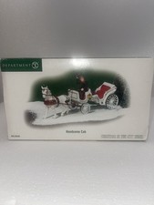 DEPT 56 CHRISTMAS IN THE CITY ACCESSORY "HANDSOME CAB" #59459 BRAND NEW