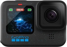 Gopro Hero12 Action Camera - Black 5.3K60 27MP 1/1.9" Image Sensor Ultra HD
