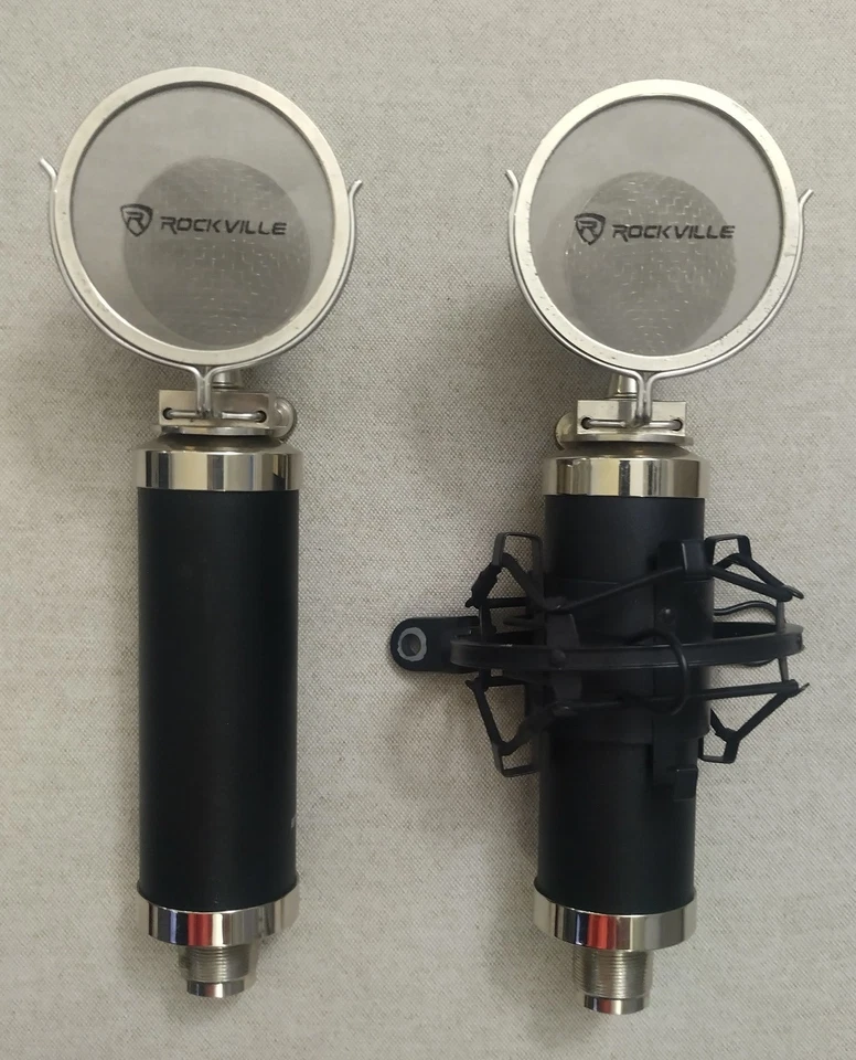 Rockville RCM03 Pro Studio Recording Condenser Microphone Set Of 2 - Image 3 of 4