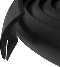 Rubber Strip, 1.7M Car Front Windshield Window Seal Strirp Moulding Trim, Bla...