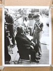 Alfred Hitchock and Edith Head original candid photo 1976 Family Plot