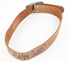 Ceinture En Cuir Marron UN DEUX TROIS - Taille 36/38 (M), Neuf Avec étiquettes, Valeur 79€