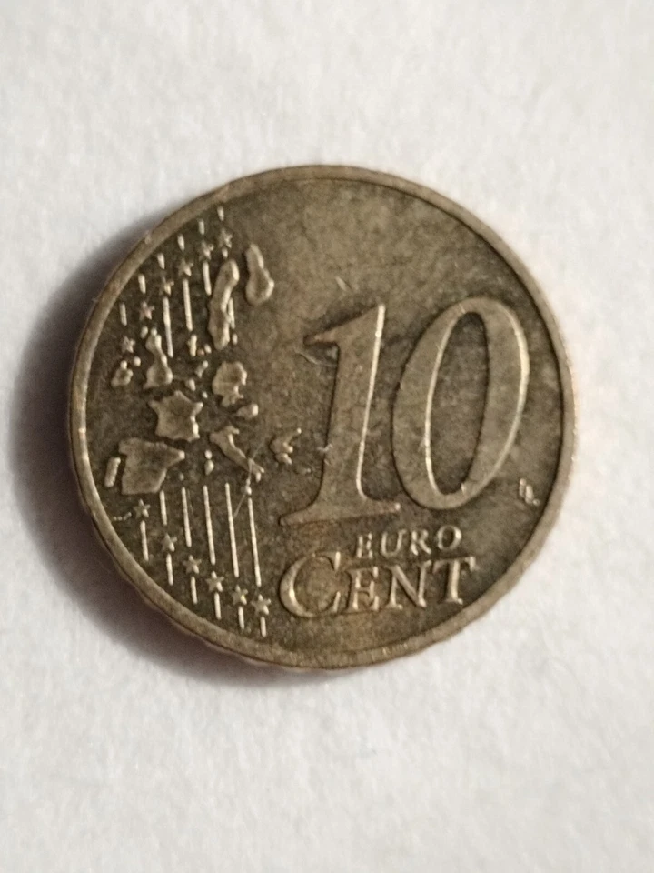 2002 D German 10 Cent Euro In Prestine Condition. 1st Edition. - Image 3 of 4