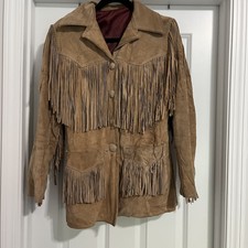 Vintage Trego’s Western Fringe Leather Jacket
